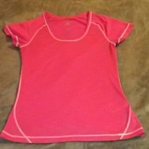 Adidas Pink workout shirt